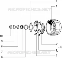 Component parst of driven pulley