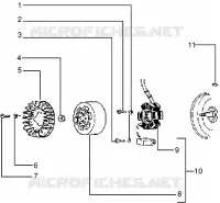Flywheel magneto