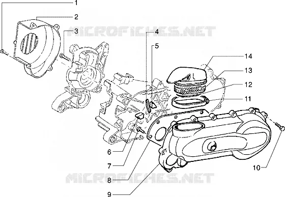 Clutch cover - scrool cover