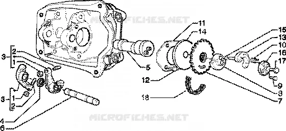 Rocker levers support