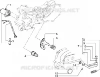 Starting motor-starter lever