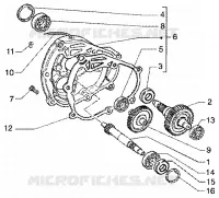 Rear wheel shaft