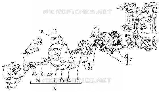 Flywheel magneto