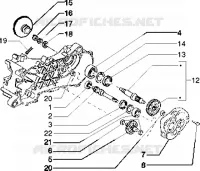 Rear wheel shaft