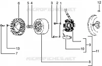 Flywheel magneto