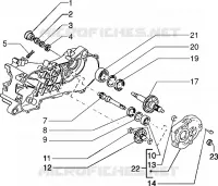 Rear wheel shaft