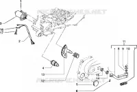 Starting motor-starter lever