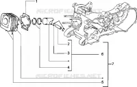 Cylinder-piston-wrist pin, assy