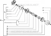 Driven pulley