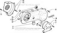 Clutch cover-scrool cover