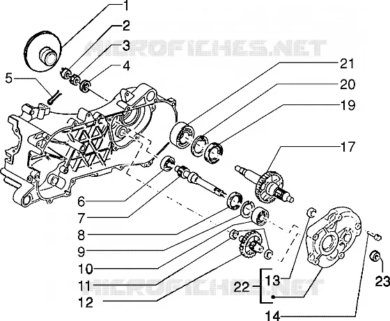 Rear wheel shaft