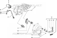 Starting motor-starter lever