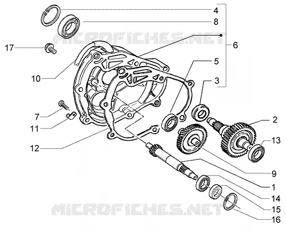 REAR WHEEL SHAFT