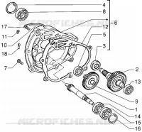 Rear wheel shaft