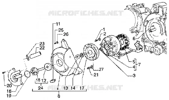 Flywheel magneto