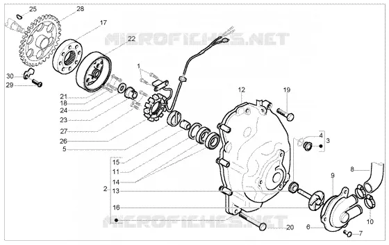 Flywheel magneto