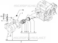 Cylinder-piston-wrist pin, assy