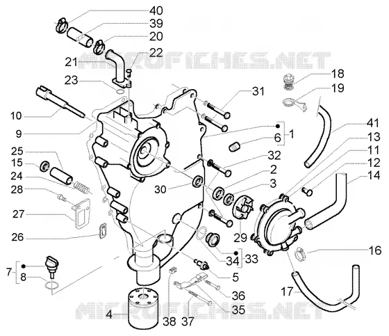Flywheel Cover-Oil Filter