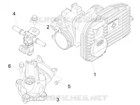 Throttle body - Injector - Union pipe