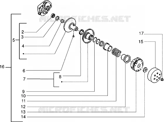 Driven pulley