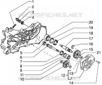Rear wheel shaft