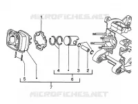 Cylinder-piston-wrist pin, assy
