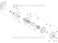 Driven pulley