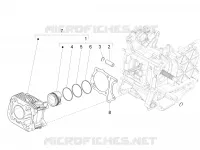 Cylinder-piston-wrist pin unit
