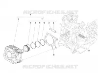 Cylinder-piston-wrist pin unit