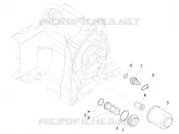 Flywheel magneto cover - Oil filter