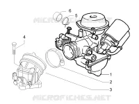 Carburettor, assembly - Union pipe