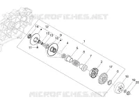 Driven pulley