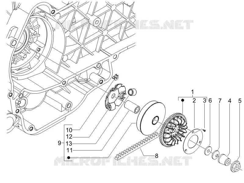 Driving pulley