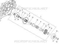 Driven pulley