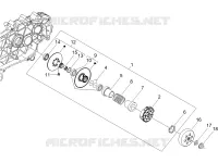 Driven pulley