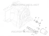 Flywheel magneto cover - Oil filter