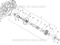 Driven pulley