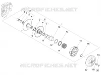 Driven pulley
