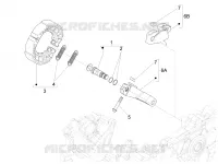 Rear brake - Brake jaw
