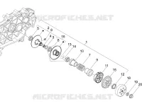 Driven pulley