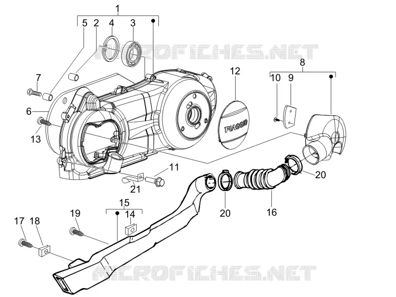 Crankcase cover - Crankcase cooling