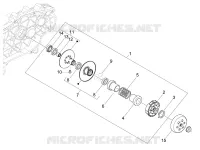Driven pulley
