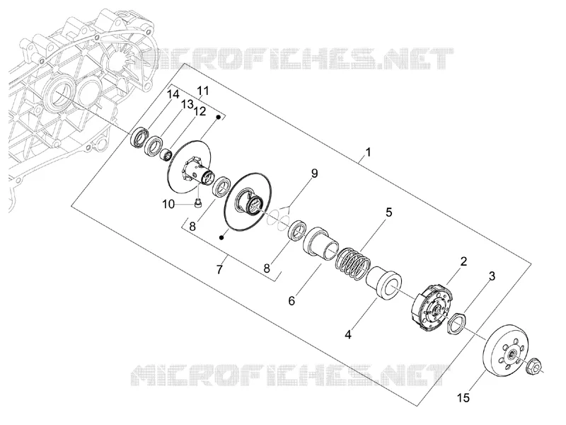 Driven pulley