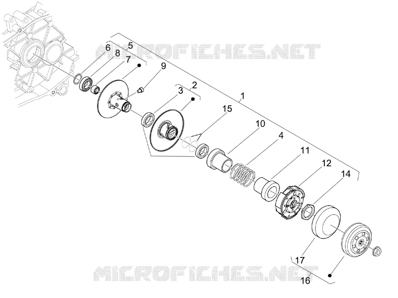 Driven pulley