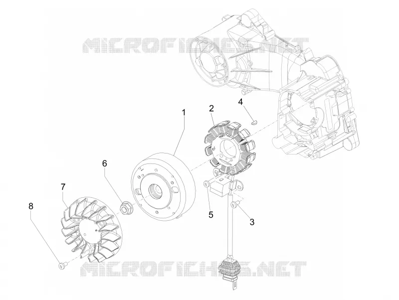 Flywheel magneto