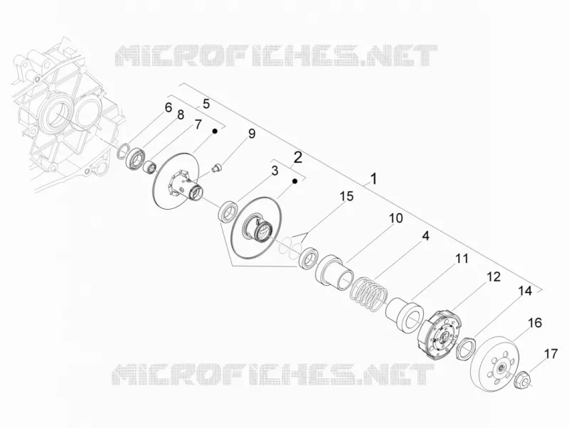 Driven pulley