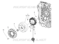 Flywheel magneto