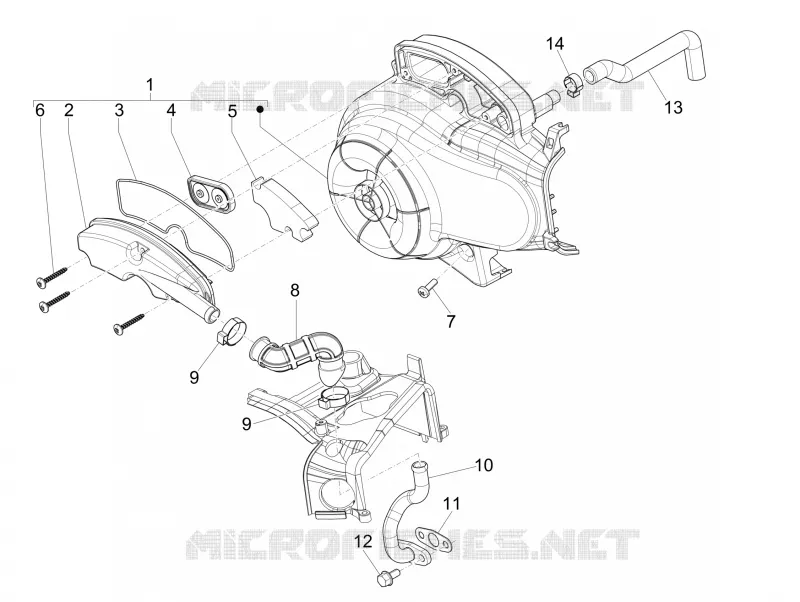 Secondary air box