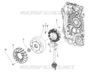 Flywheel magneto