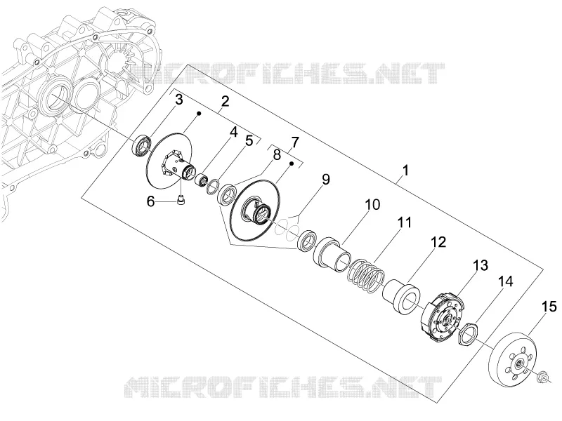 Driven pulley